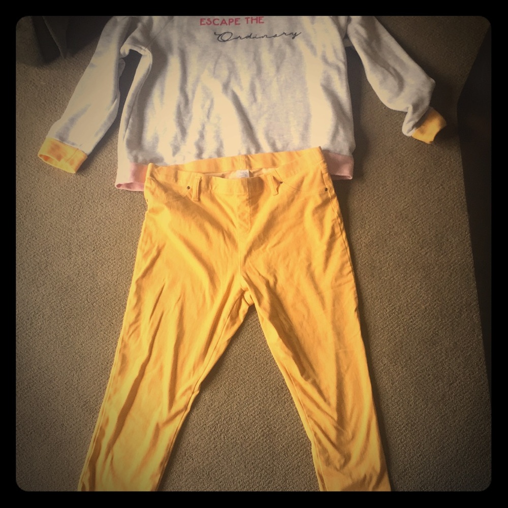 Pants and a shirt